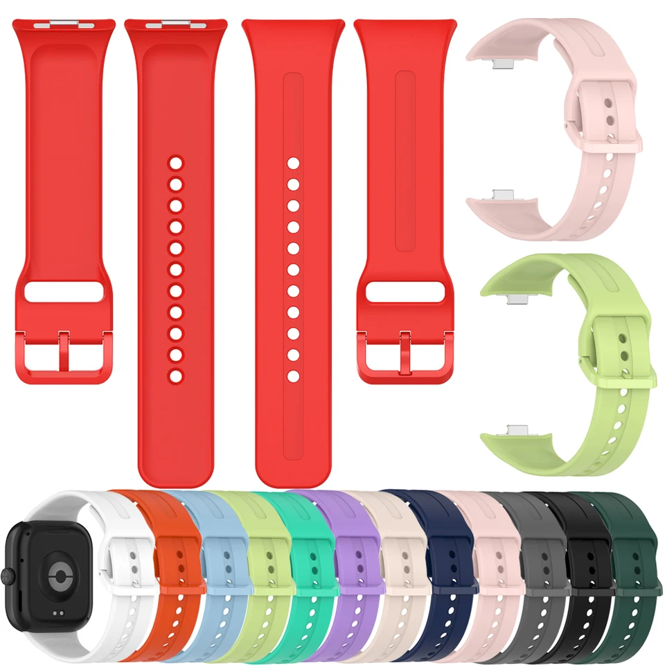 Redmi Watch 5 용 부드러운 실리콘 시계 밴드 Xiaomi Redmi Watch5 스트랩 손목 밴드 Correa 용 SmartWatch 스트랩 팔찌 팔찌