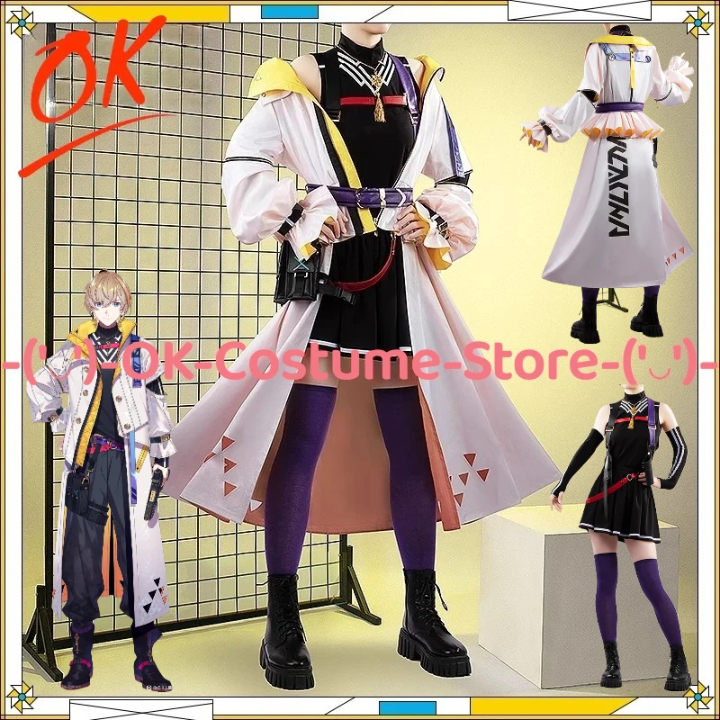 

[Customized Size] Virtual Fura Kanato April Fool's Day Feminine Cosplay Costume Anime Character Outfit Carnival Party Uniform