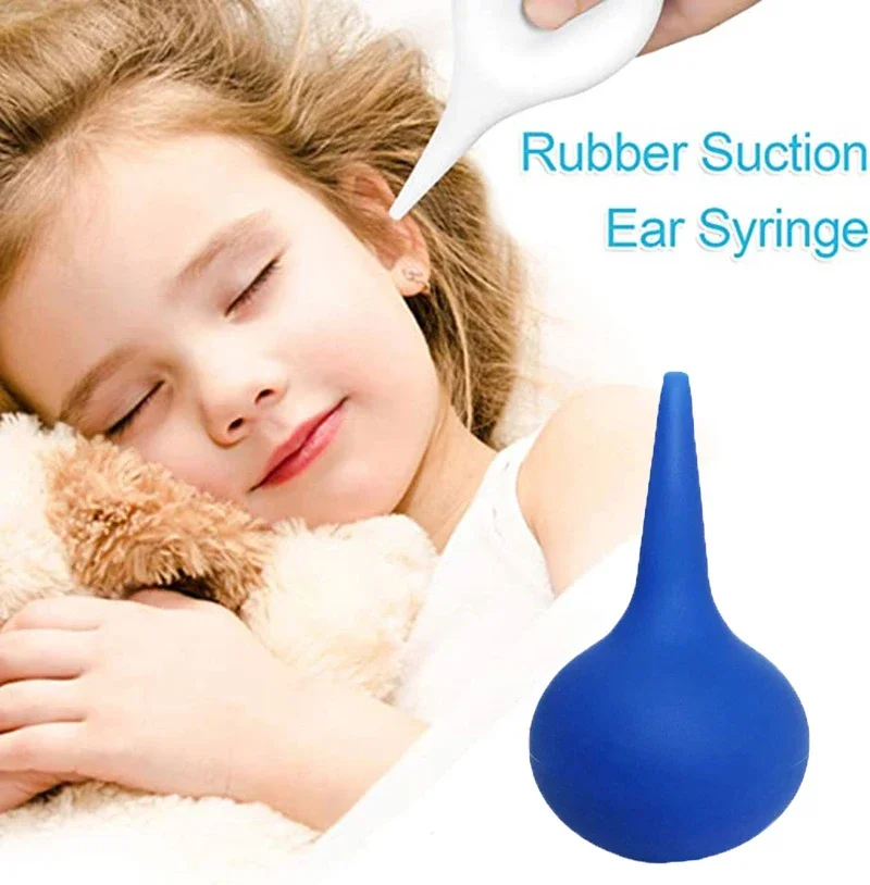 1pc Ear Wax Cleaning Kit Removal Irrigation Ear Syringe Bulb Air Blower Pump Dust Cleaner Earwax Remover Rubber For Adult Kid