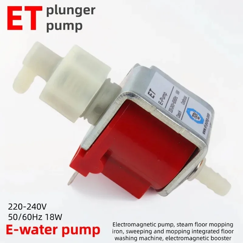 Bomba de Água Eletromagnética 18W ET para Mop a Vapor, Bomba Integrada para Limpeza de Piso
