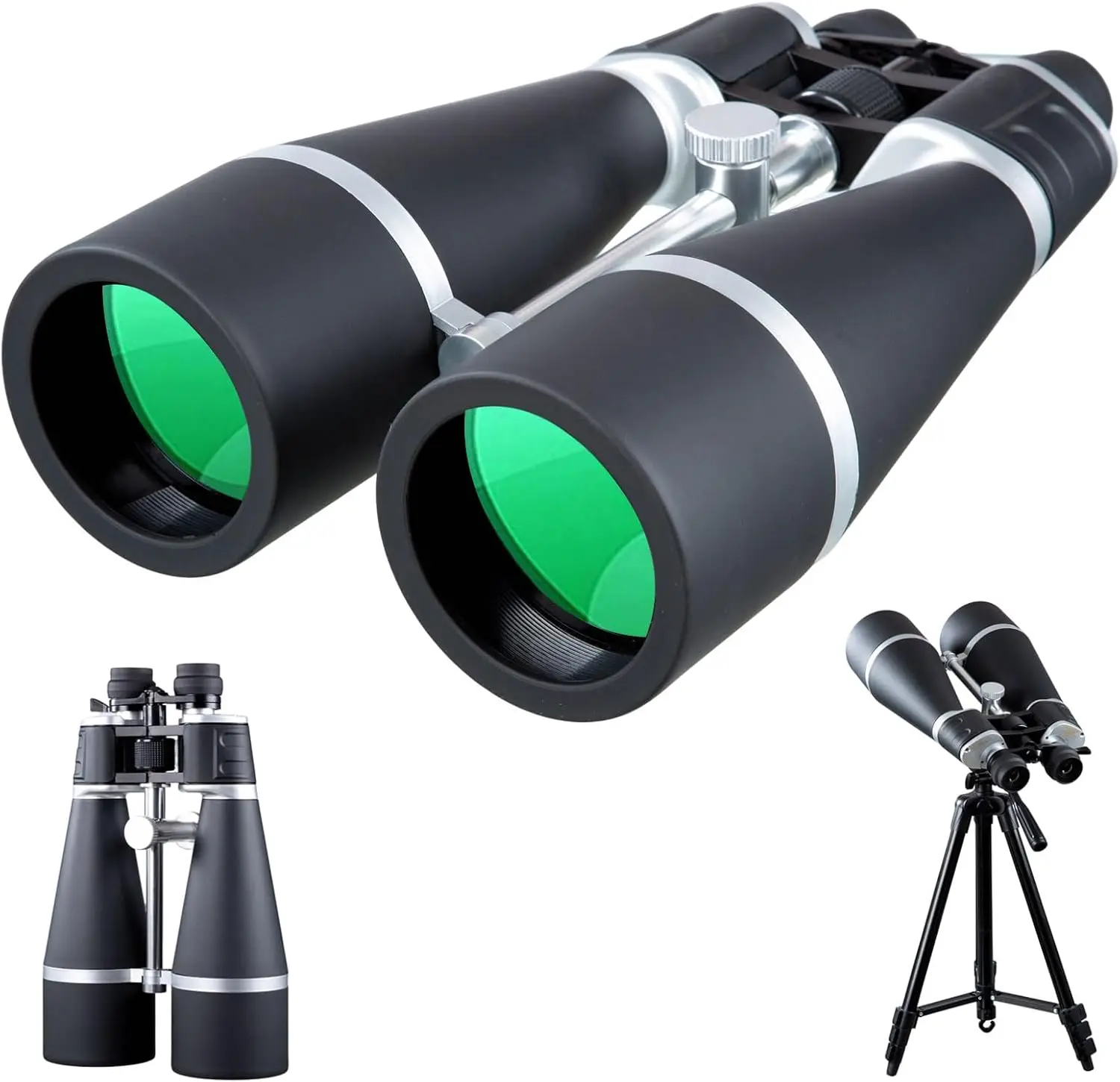 

30-260x80 Binoculars for Adults, High Power Zoom, BAK-4 Prisms, Tripod, for Bird Watching Stargazing Hunting