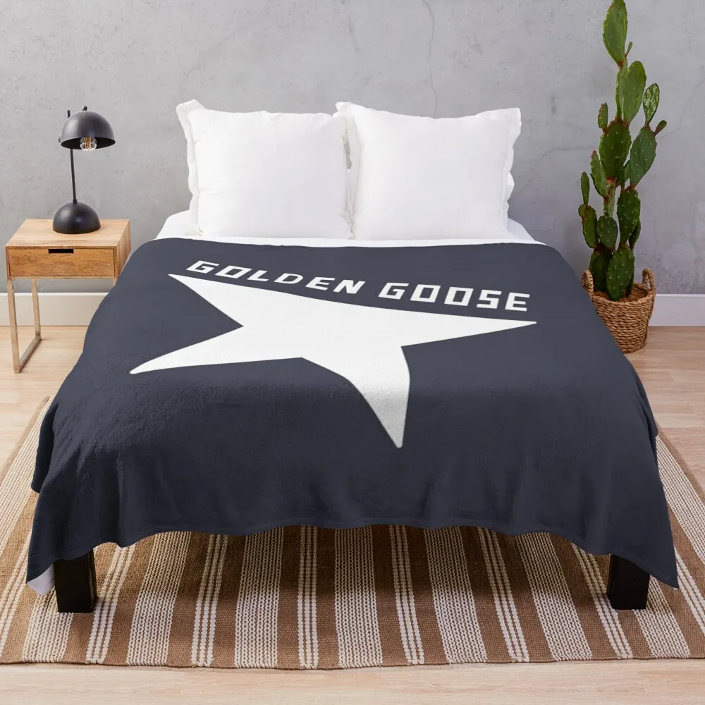 Black and white inspired Golden Goose Throw Blanket Multi-Purpose Beach Heavy Blankets