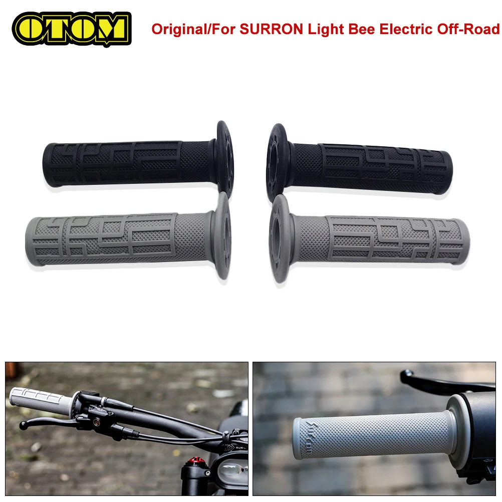 

For SURRON Light Bee Motorcycle Original Handlebar Grips 22MM Rubber Handle Guard Electric Off-road Dirt Bikes Accessories Part