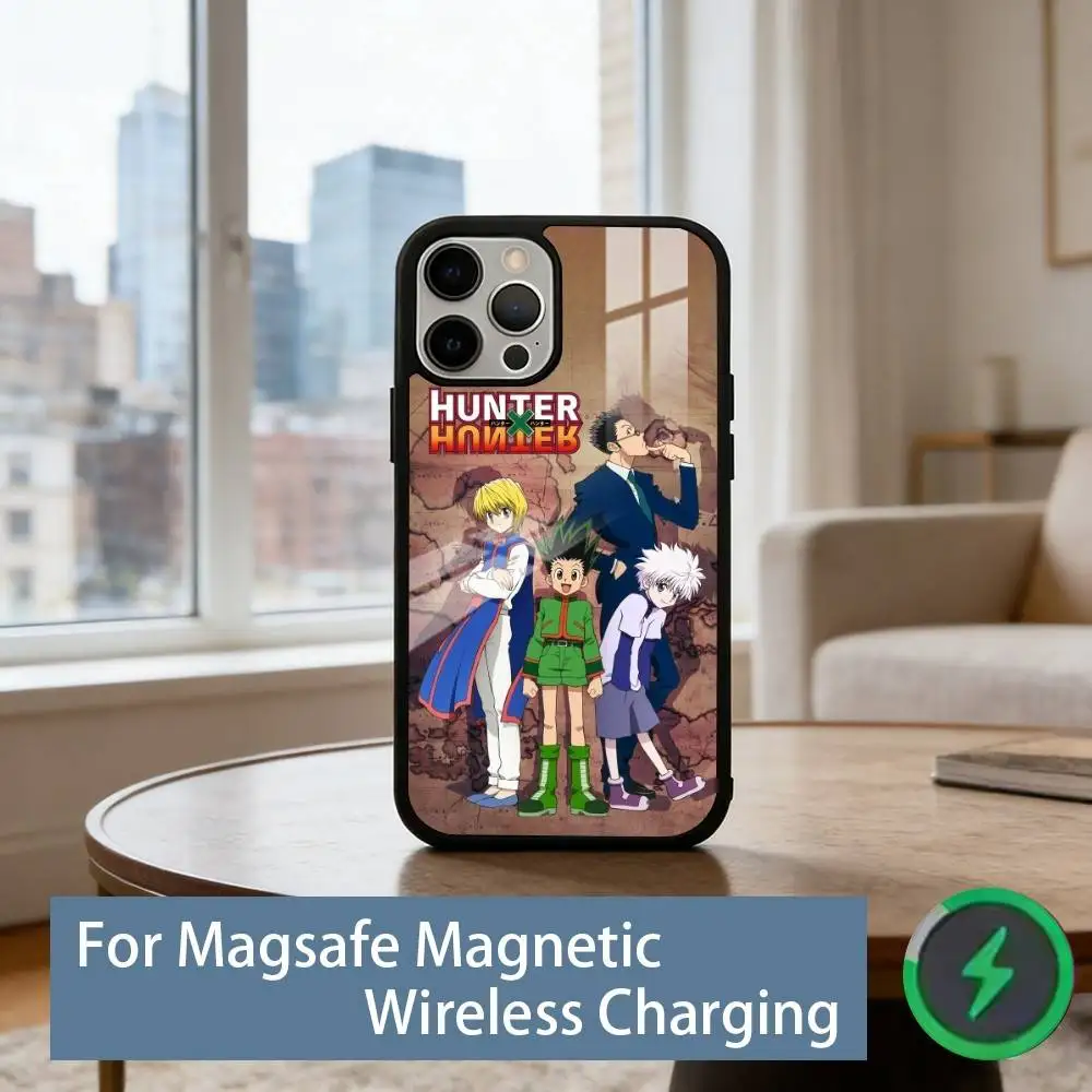 H-Hunter x Hunter  Phone Case Magnetic with Magsafe Wireless Charging For iPhone17,16,15,14,13,12,11 Plus,Pro