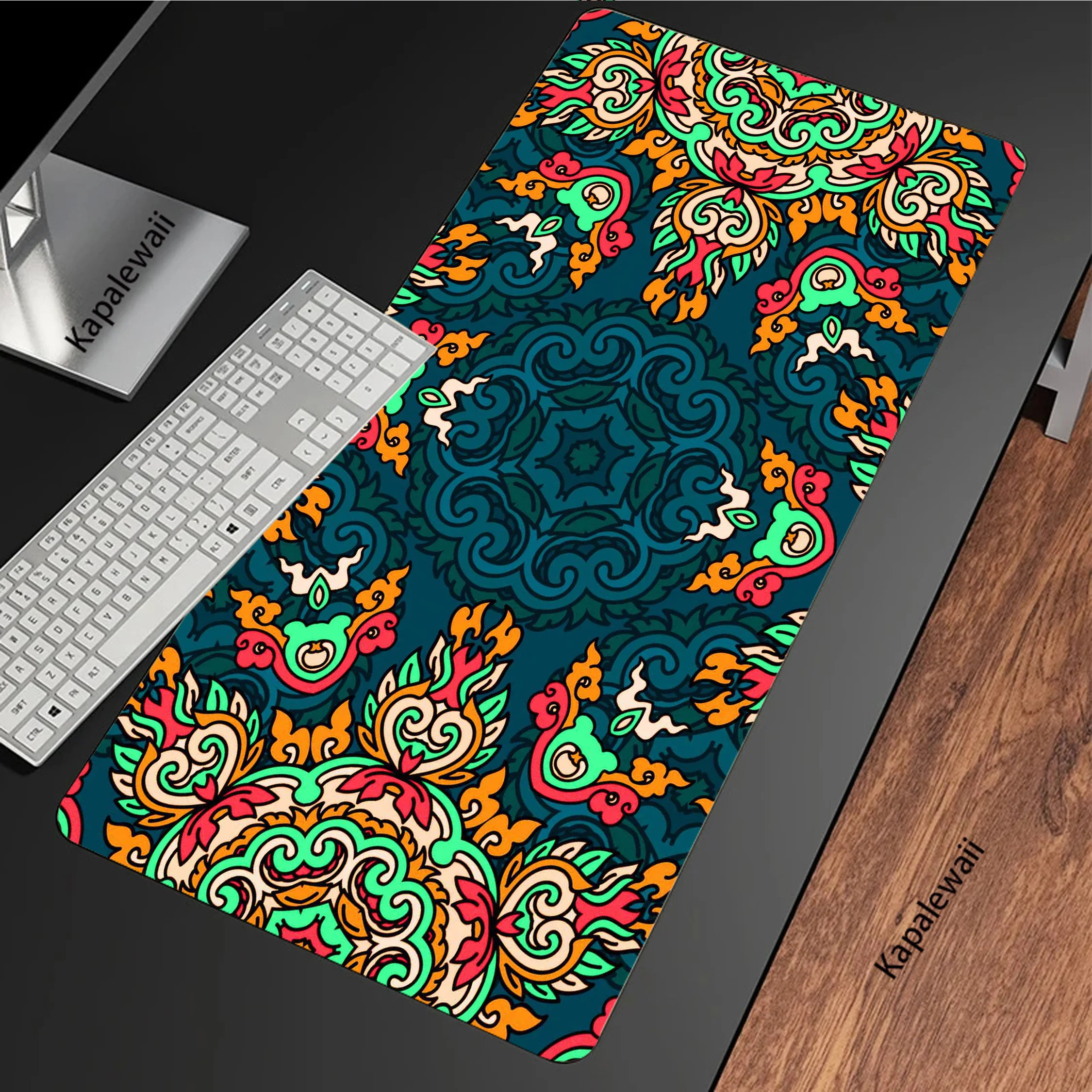 

Persian Mouse Pad Pc Gamer Mousepad Locking Edge Rubber Mouse Mat Gaming Speed Keyboard Pads Notebook Office Anti-slip Desk Mat