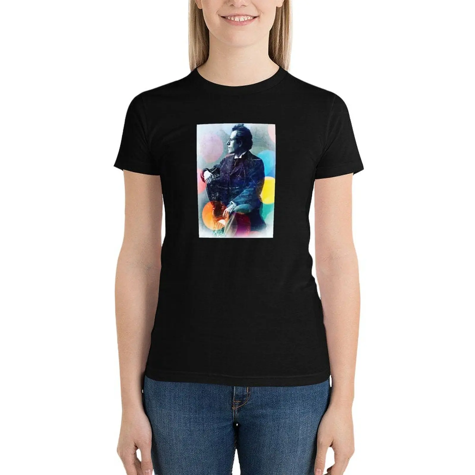 

Mahler T-Shirt aesthetic clothes vintage clothes Women's cotton t-shirt