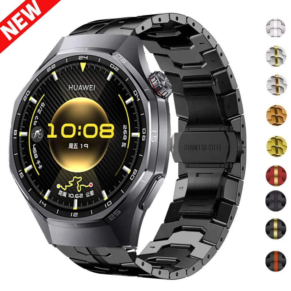 

Металлический браслет для Huawei Watch 5/GT6, 46 мм, аксессуары для умных часов, 22 мм Correa для Huawei GT2 Pro GT4 GT6pro, 46 мм, ремешок для часов