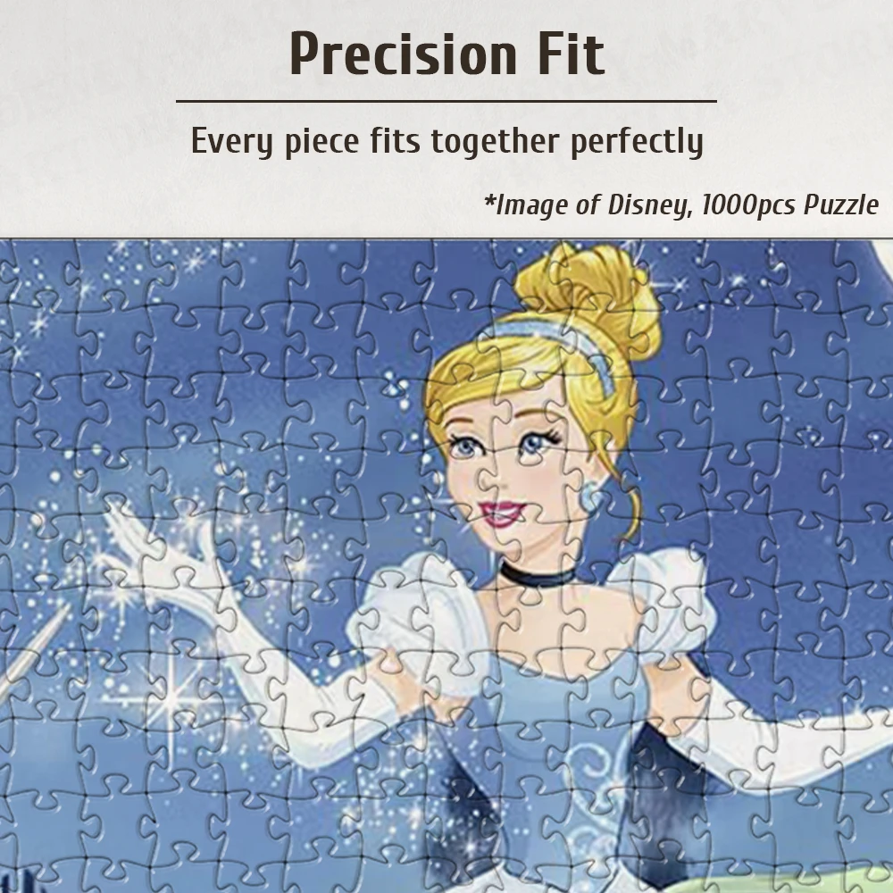 Cinderella Diy Große Puzzle Spiel Disney Entzückende Prinzessin Puzzles Cartoon Einzigartige Design Bord Spiele Spaß Familie Spiel Kinder