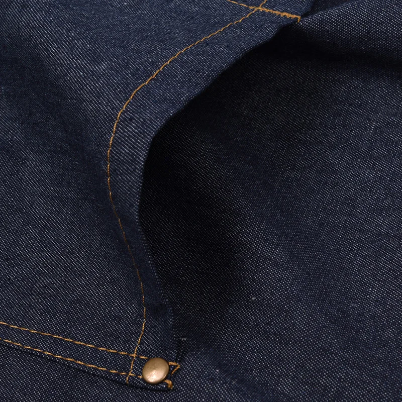 Nuovi grembiuli da cucina in cotone Jeans per donna uomo grembiule da lavoro Chef per Grill Restaurant Bar Shop cafe Beauty Nails studio Uniform
