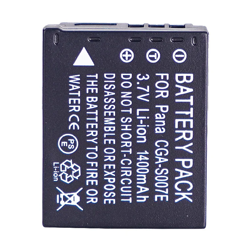CGA-S007E CGA-S007 Bateria do aparatu 3,7 V 1400 mAh Akumulator do Panasonic DMW-BCD10 DMC-TZ1 TZ2 TZ3 TZ4 TZ5 TZ11 TZ15 — zdjęcie produktu 4