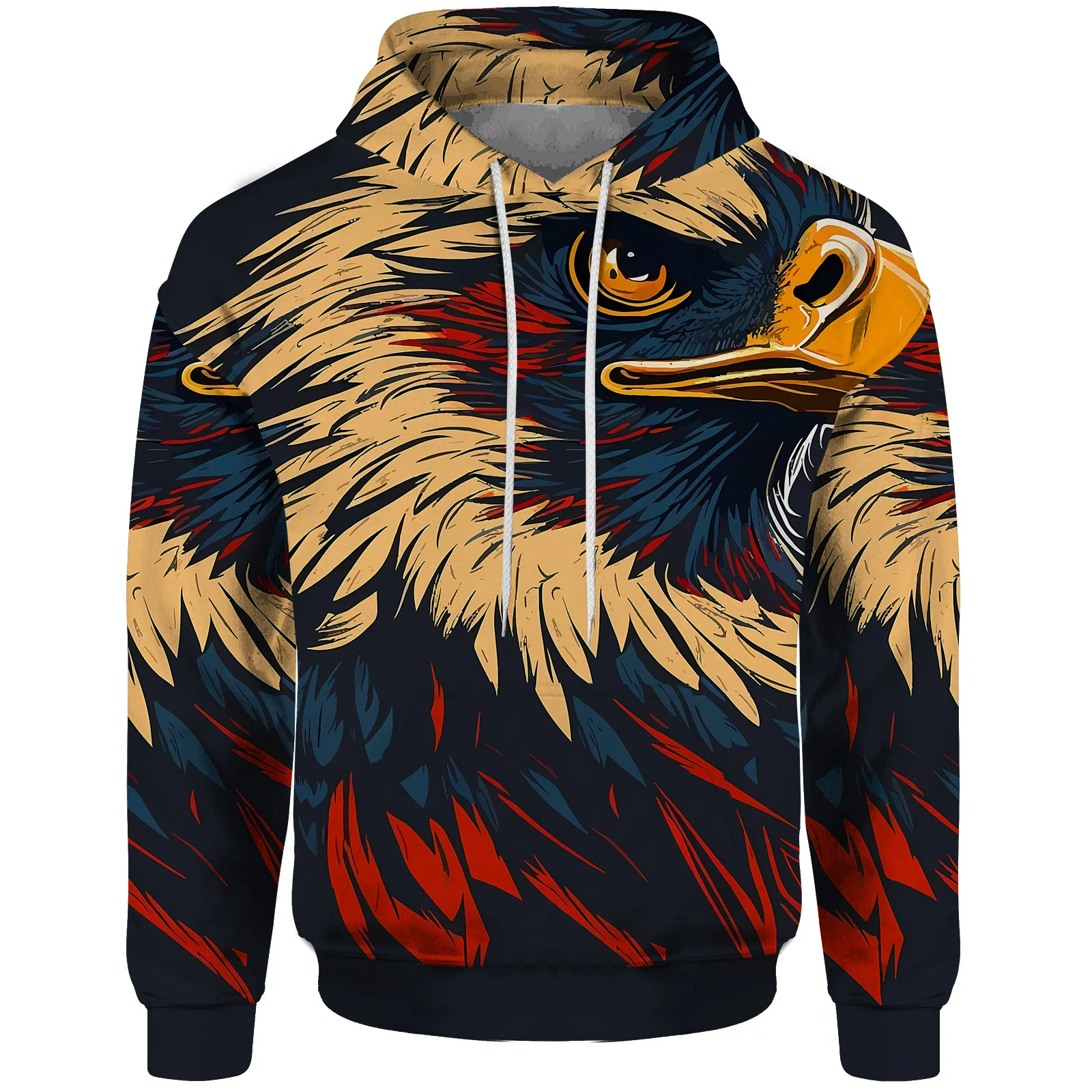 Eagle 3D Printing Men's Clothing Dark Wind Oversized Hoodie Y2k New Style Haikyuu Cool Comfortable And Trendy Nagrand Casual