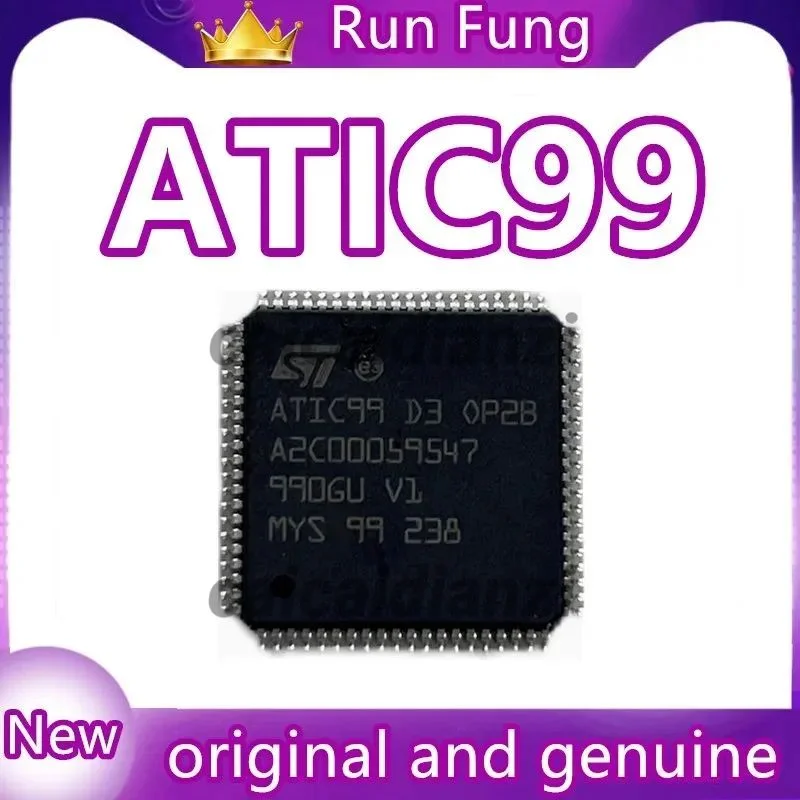 ATIC99 C4 OP1 A2C00059303 ATIC99C4 QFP80 IC رقاقة 100% جديد الأصلي 1 قطعة/الوحدة