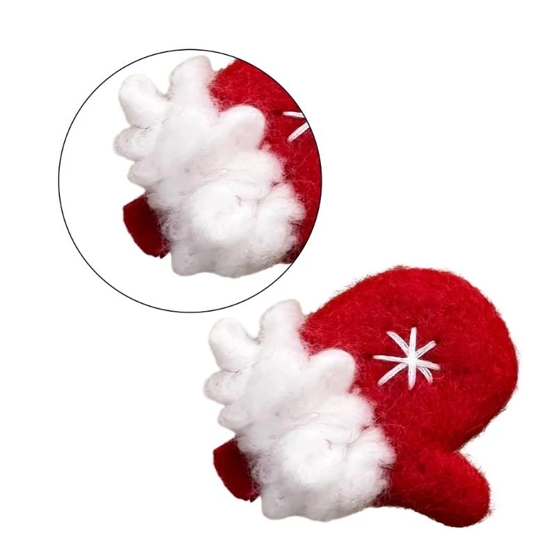 

Lovely Santa Hat Headdress Wreath Headwear for Girls Cartoon Hair Clip 15UB
