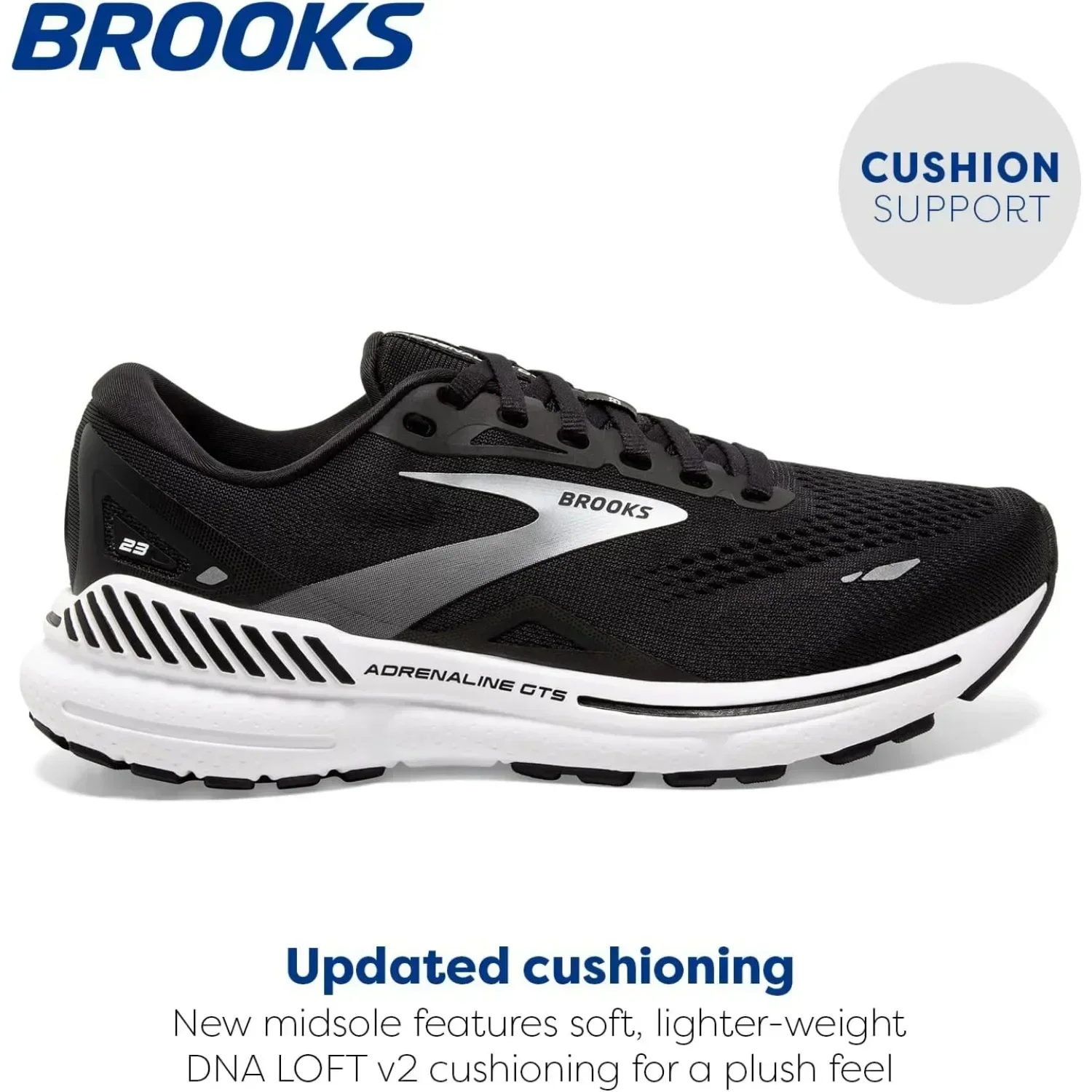 Brooks Men’s Adrenaline GTS 23 Supportive Running Shoe