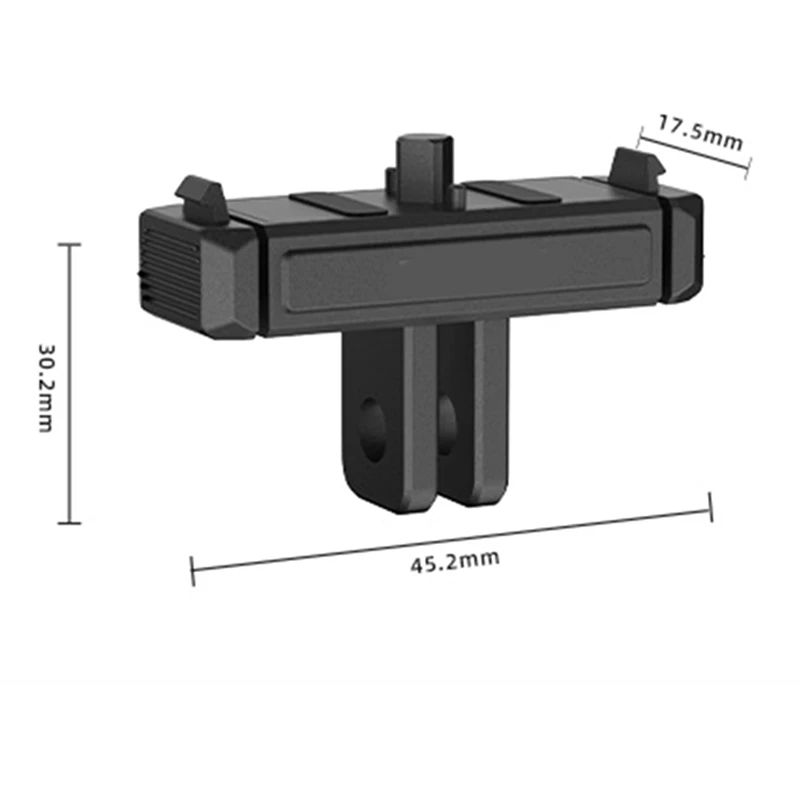 Magnetic Quick Release Base For Gopro Hero 13 Adaptor Kit For Two Prongs Action Camera Mounting Accessory