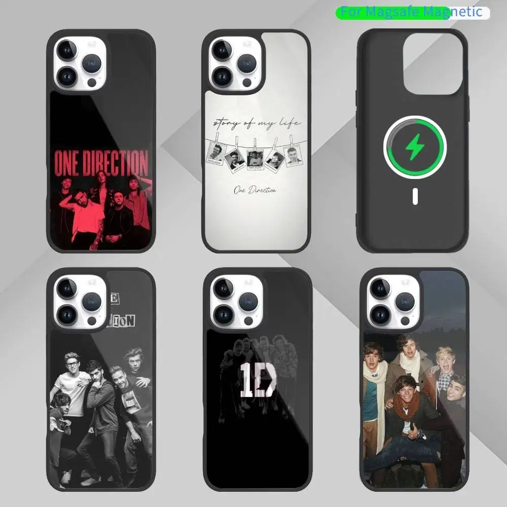 

One D-Direction-ES Band Phone Case For iPhone 17,16,15,14,13,Pro,Max,Plus,Magnetic For Magsafe Wireless Charging