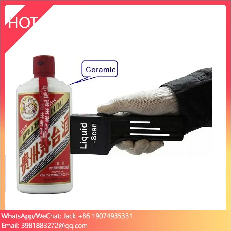 Portable Handheld Liquid Safety Tester Hand Held Dangerous Liquid Detector Detector for Metro Security