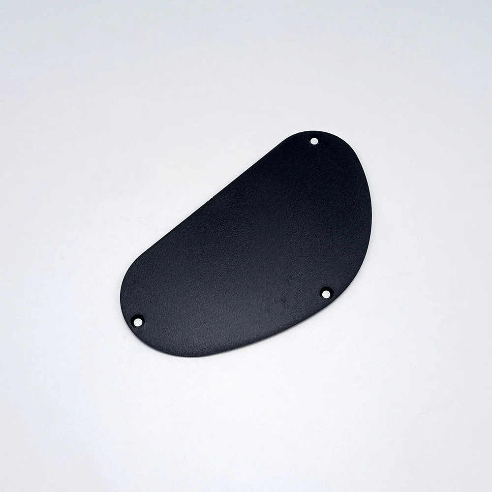 Sand Grinding Guitar Pickguard Cavity Cover Back Plate for Guitar Bass Accessory Black 155mm