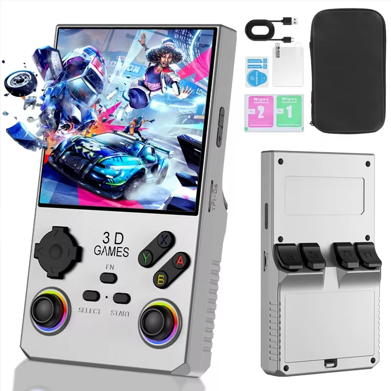 

Портативная игровая консоль V40 MAX в стиле ретро, с открытой операционной системой Linux, 4-дюймовым IPS-экраном, 64 ГБ, 128 ГБ, 256 ГБ, карманный плеер 256 ГБ