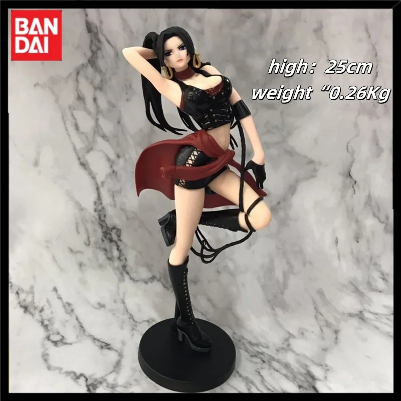 New 25cm Bandai ONE PIECE anime figure Boa Hancock sexy Whip cowboy modle Pvc beauty Desktop ornament decoration toy boy gift