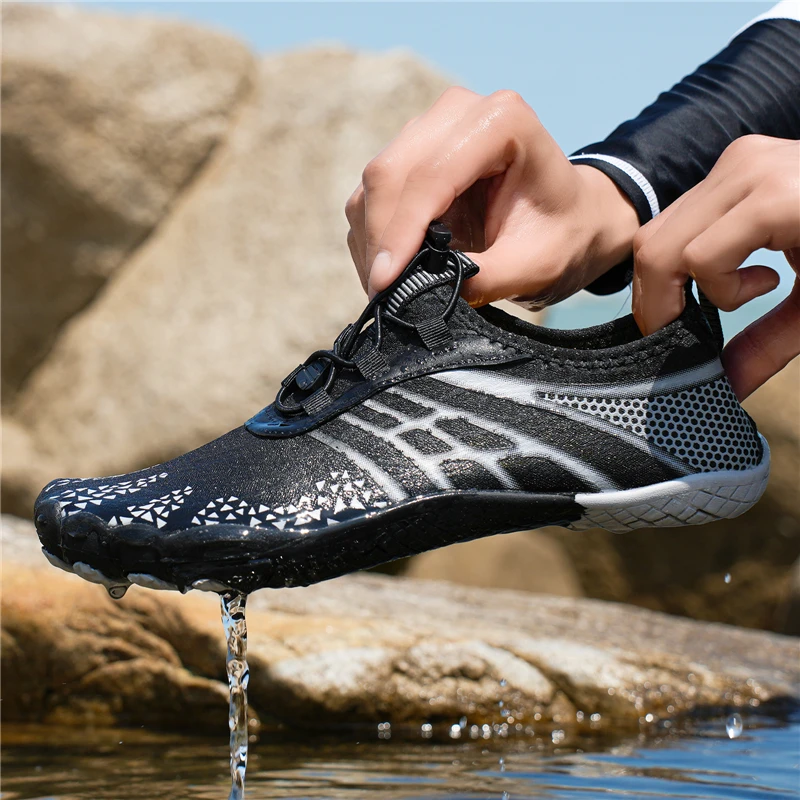 Summer Men's Women's Swimming Shoes Lightweight Quick-Drying Water Sports Shoes Yoga Diving Non-Slip Barefoot Shoes Fitness Shoe
