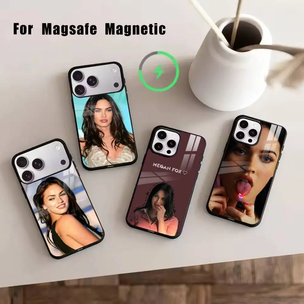 

J-Jennifers Body Megan Fox Phone Case For iPhone17,16,15,14,13,12,11 Plus,Pro Magnetic For Magsafe Wireless Charging