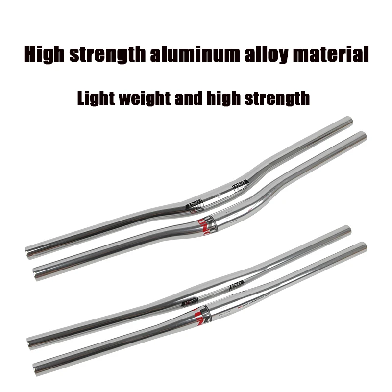 UNO MTB Bicycle Handlebar Bike Handle bar Silver Handlebar 31.8MM 640/680/720/740/760mm Handlebar Bicycle Bent Flat Bycicle Part