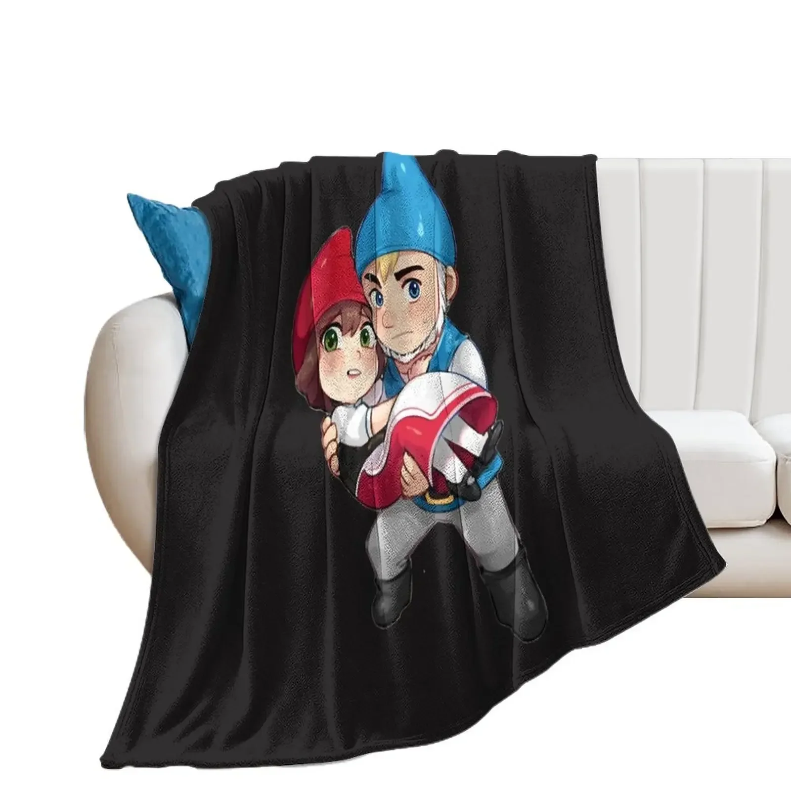 

iconic art gnomeo and juliet Sticker Throw Blanket Beautifuls valentine gift ideas heavy to sleep Blankets