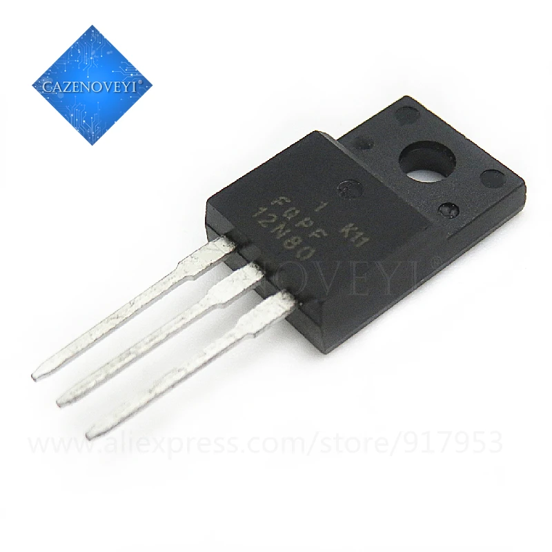 10pcs/lot FQPF12N80C FQPF12N80 12N80 FQPF12N90 2N90 TO-220F new original In Stock