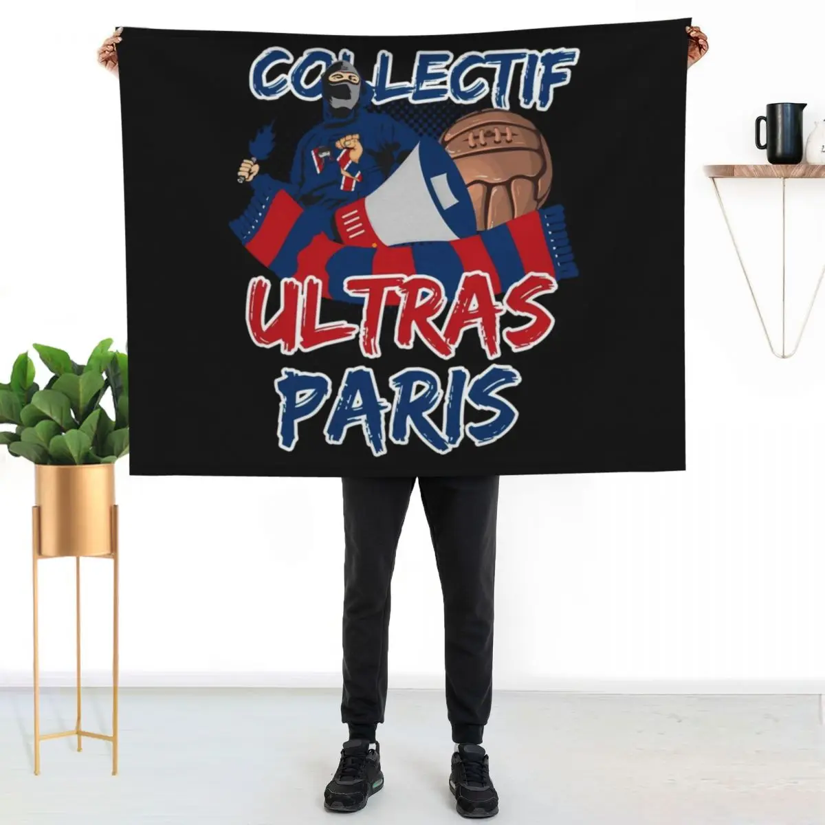 

Collective Ultras Paris Throw Blanket Ultra Plush Cozy Blanket for Napping Sleeping