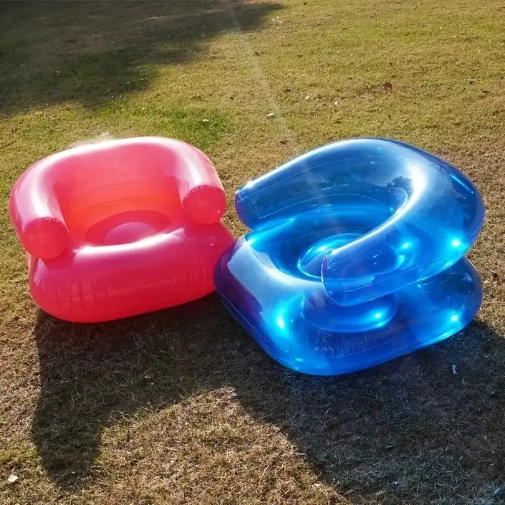 

Transparent Inflatable Sofa, Portable Slouchy Sofa, Outdoor Camping Chair, Garden Nap Reading Leisure Chair, Suitable For Balco
