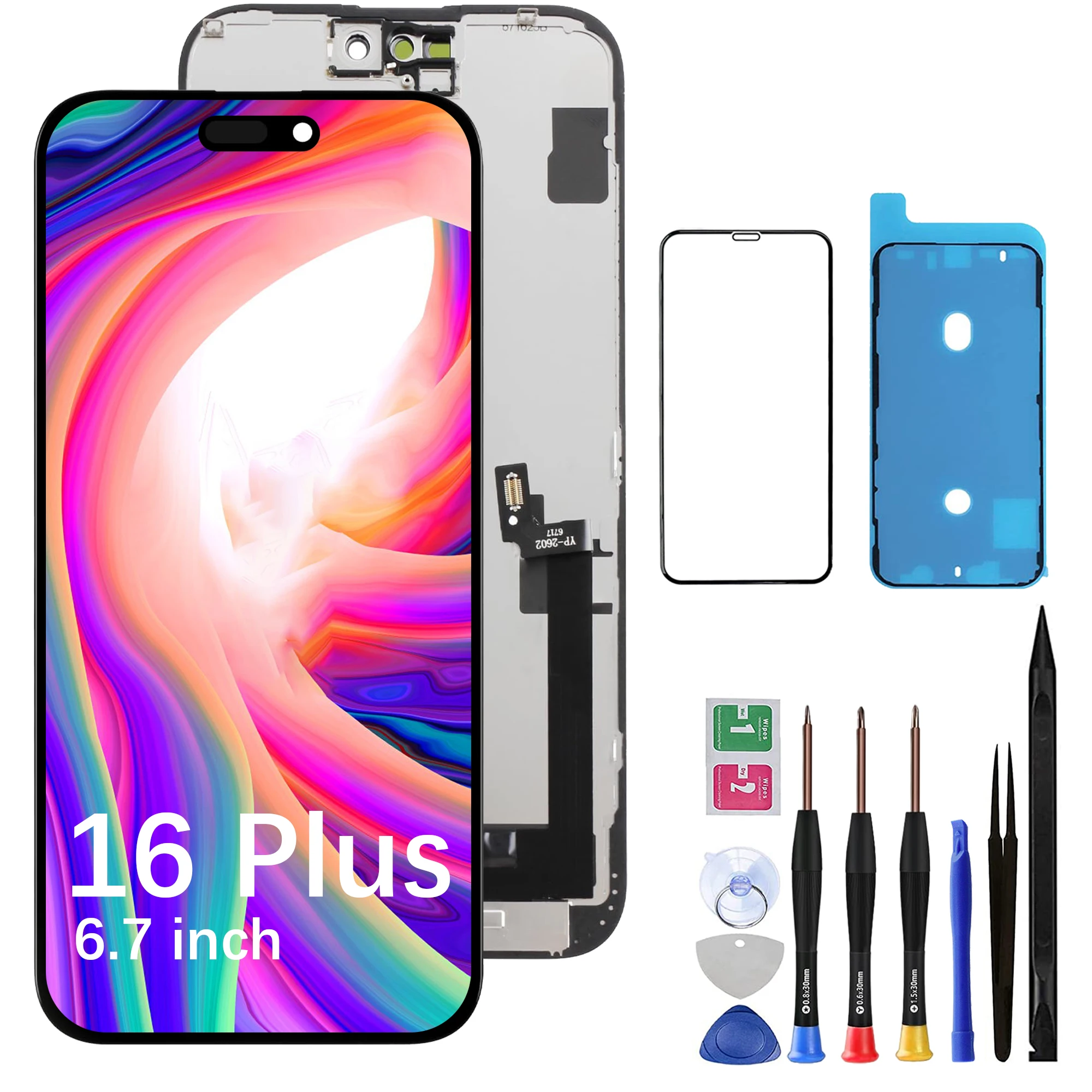 screen-replacement-for-iphone-16-plus-67-inch-lcd-touchscreen-with-replaceable-ic-tools-included