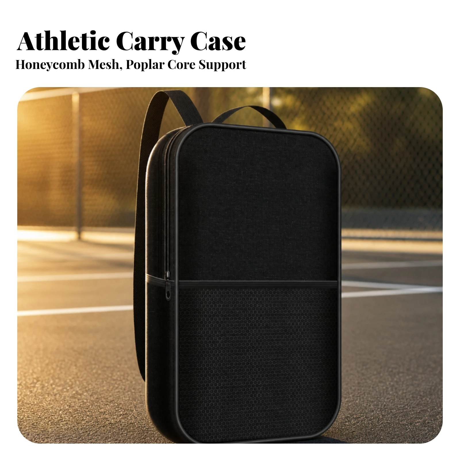 2 Pieces Wooden Pickleball Paddle Set Lightweight Pickleball Paddle Kit with Mesh Bag Beginner Ergonomic