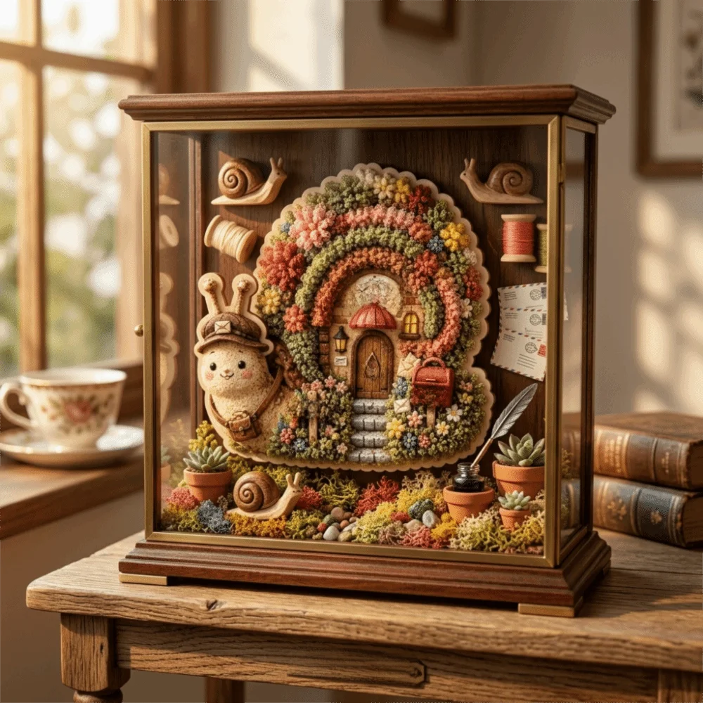 Sewing Textile Art - Kit de Arte Poke para Cena