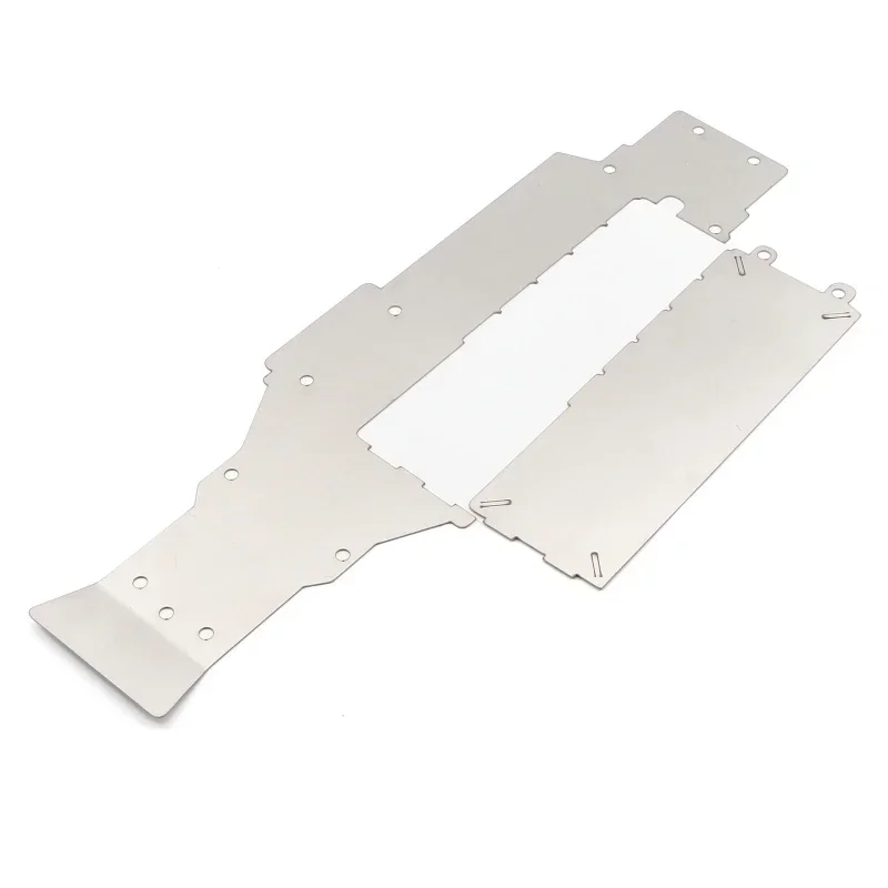 1 PCS Stainless Steel Chassis Front and Rear Armor Plate Anti-scratch Plate for TAMIYA XV-01 RC Car Accessories Toy Parts