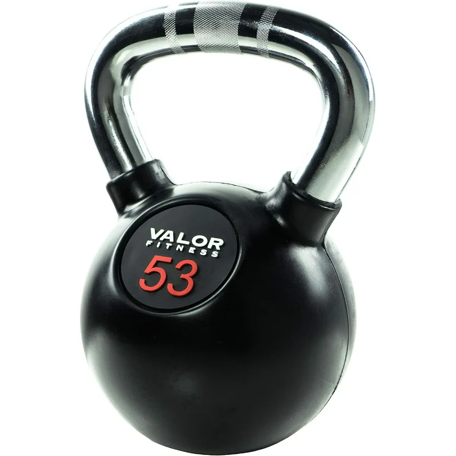 

Chrome Kettle Bell Weights with Knurled Kettlebell Handle Kettlebells for Men & Women