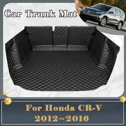 Car Trunk Mat For Honda CRV CR-V MK4 2012 2013 2014 2015 2016 Dirt-resistant Fully Trunk Mat Rear Cargo Tray Car Accessories