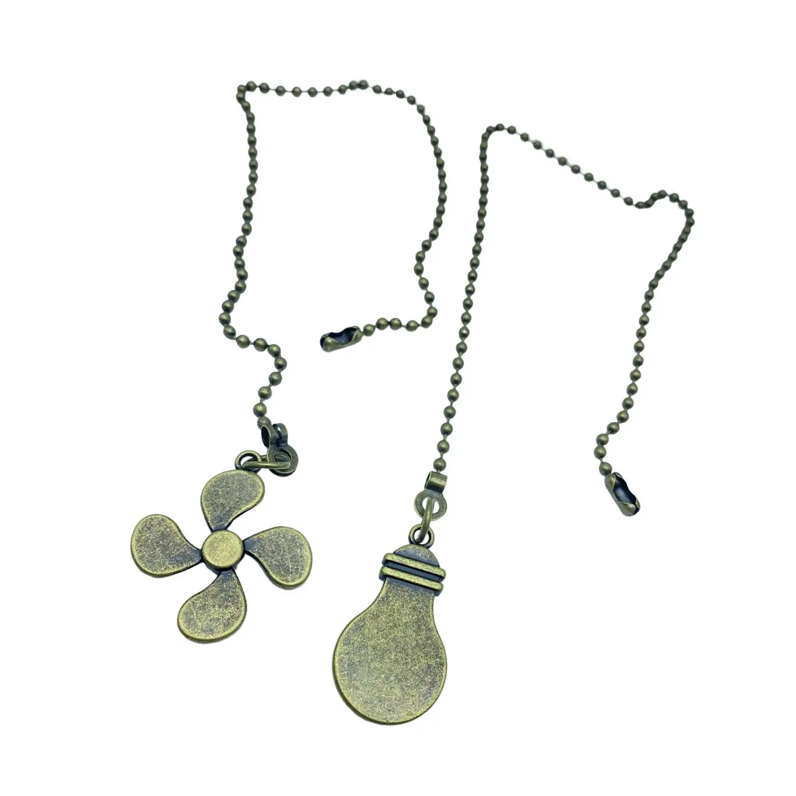 Ceiling Fan Pull Chain Hanging Fan Extension Chain for Light Fixture Accessories