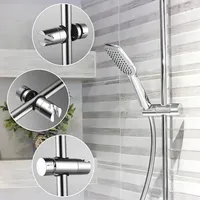 Shower Slide Rail Bar Holder Universal Adjustable Lift Rod Support Bathroom Faucet Accessories for 18-25MM Diameter Slide Bar