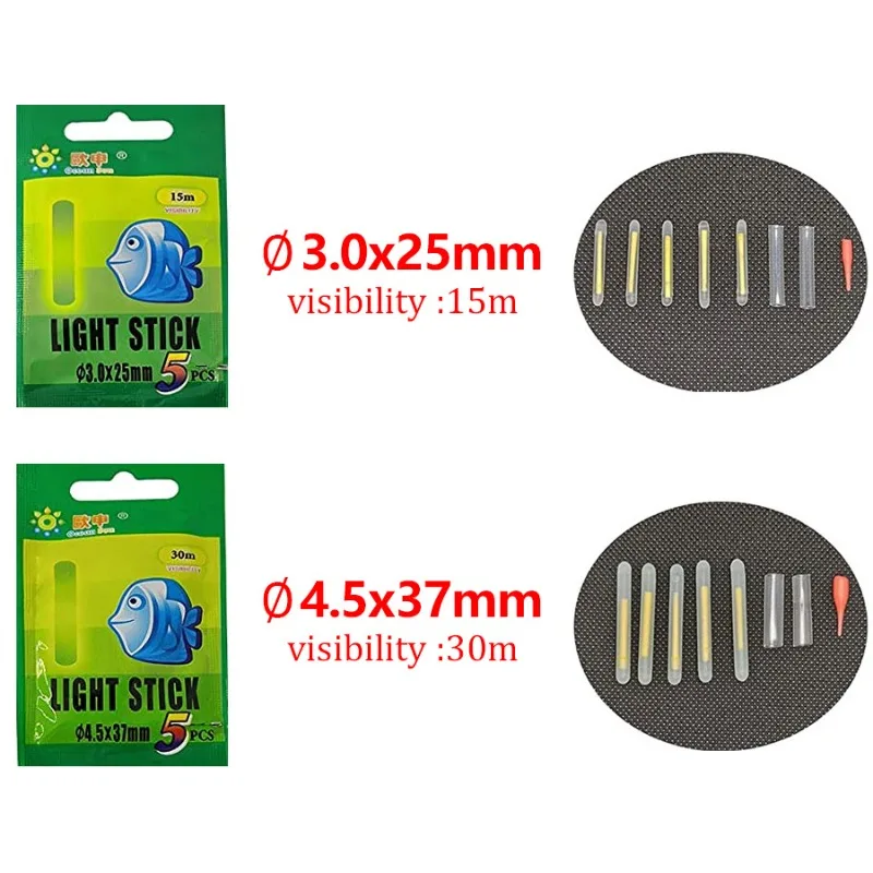 5/10/20/30/50PCS Firefly Fluorescent Rod Light Fishing Floating Rod Light Dark Luminous Rod Outdoor Fishing Fluorescent Rods