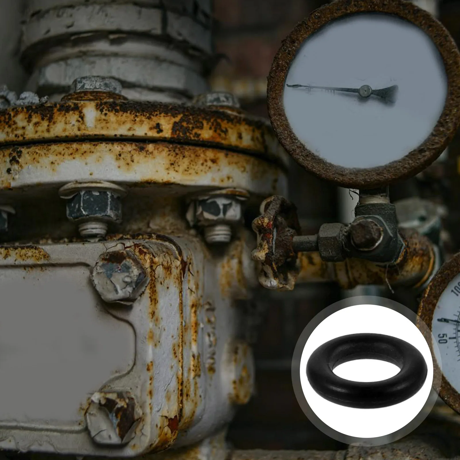 ชุดอุปกรณ์ 10 ชิ้น วัสดุยาง ทนทาน ปิดผนึกได้อย่างแม่นยำ ป้องกันการรั่วซึม ติดตั้งง่าย ชุดแหวนซีลสำหรับก้านวาล์ว