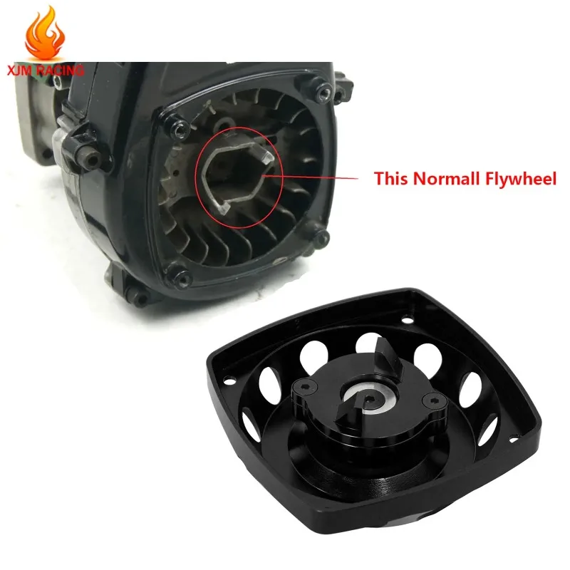 TAO Rc Car Flywheel or Roto Start Electric Starter for 1/5 HPI Rofun Rovan Km Baja Losi 5T FG Zenoah CY FLMLF 23CC-45CC Engine P