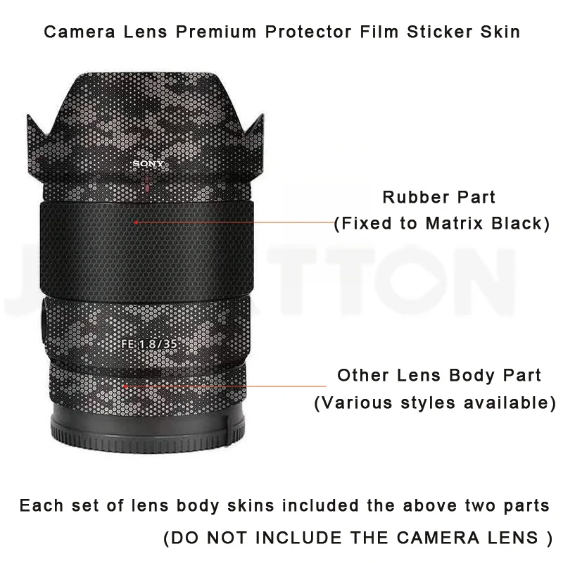 35 1.8 Sony Camerea Lens Skin Anti-Scratch Sticker Coat Vinly Protective Wrap Film Body Protector Decals Cover for FE 35mm F1.8