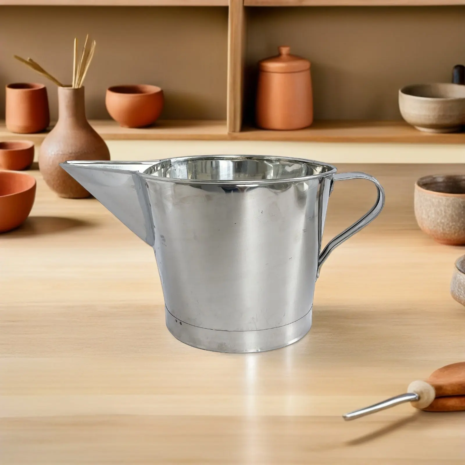 

Ведро для слип-кастинга из нержавеющей стали 10 л с ситечком для керамических изделий, рукоделия, растворов, гончарных работ, инструмент для слип-кастинга