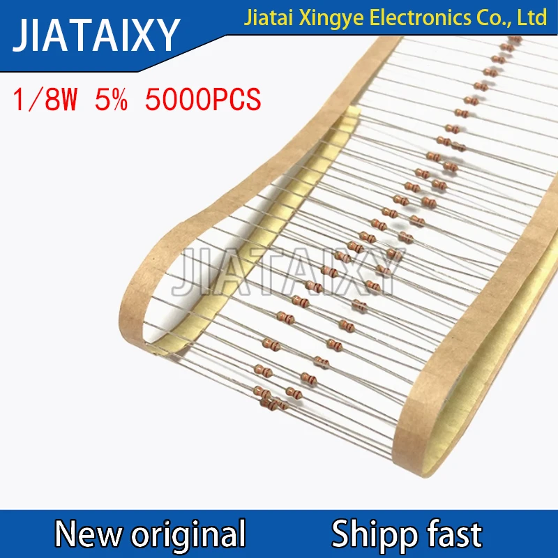 

5000PCS 5% 1/8W 390R 430R 470R 510R 560R 620R 680R 750R 820R 2K 3K 10K 12K 15K 18K 20K OHM carbon film resistor