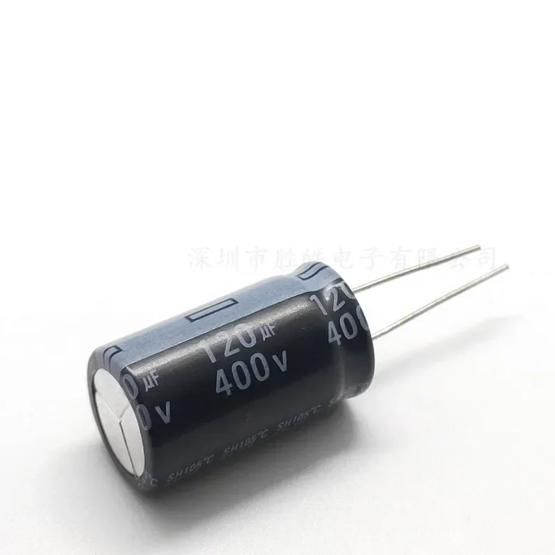 (2PCS)  400V120uF  Series 18x36mm   High Quality  Aluminum Electrolytic Capacitor   400V120uF