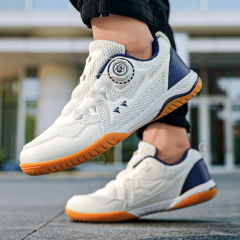 Herren-Badminton-Schuhe, Volleyball-Schuhe, Sportschuhe, Tischtennis-Sneaker, atmungsaktive Trainingsschuhe, professionelle Sportschuhe für Tischtennis. – Detail 12
