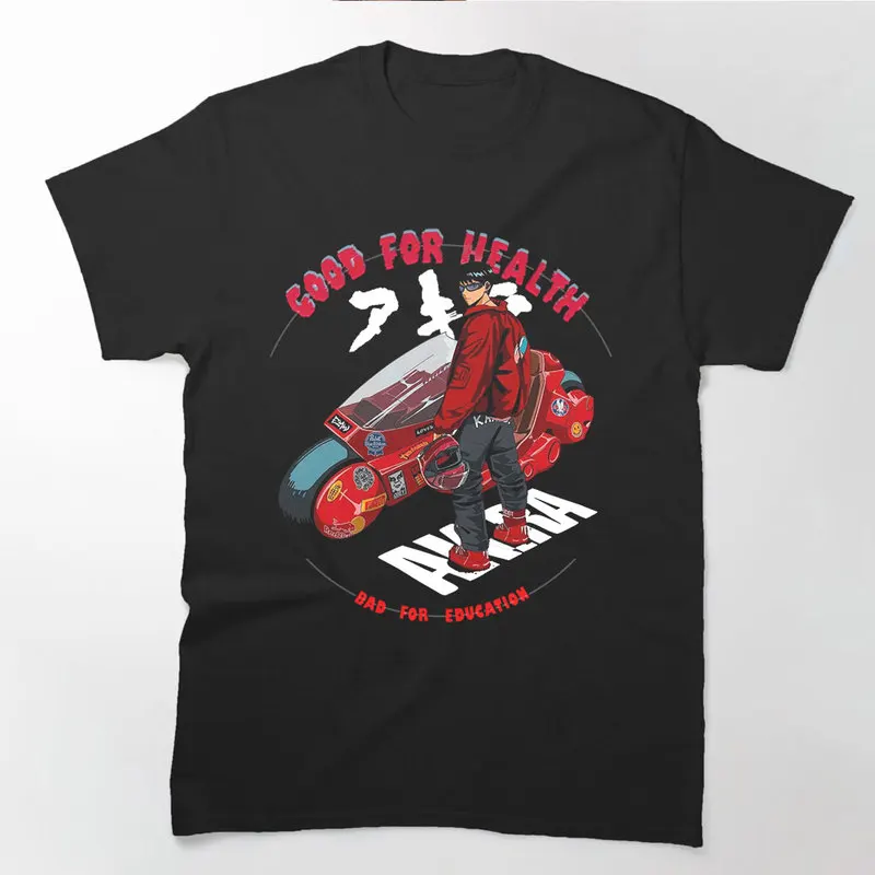 Akira Cyberpunk City Explosion Anime Gift T‑Shirt 0807 Retro Sci‑Fi Manga Graphic Tee Shotaro Kaneda Neo‑Tokyo Unisex Streetwear