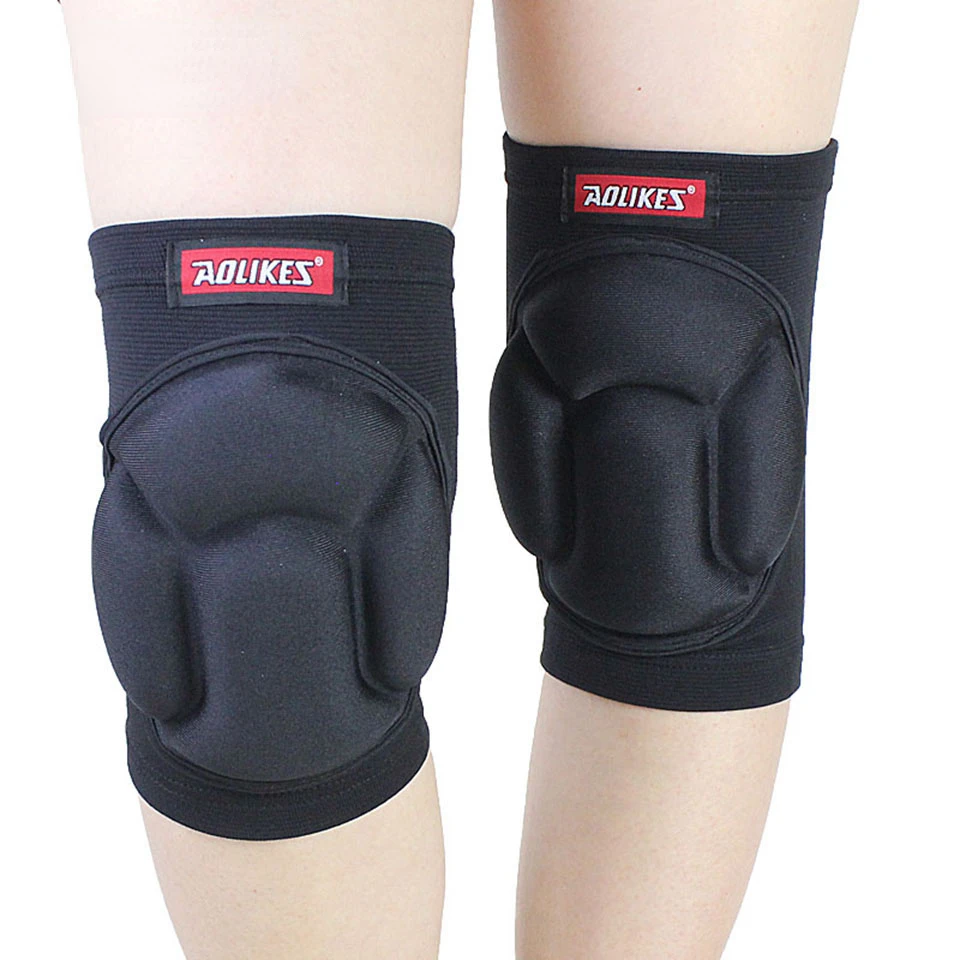 2023 new 1Pair Thicked Football Volleyball Extreme Sports Ski Knee Pads Fitness Knee Support Cycling Knee Protector Kneepad