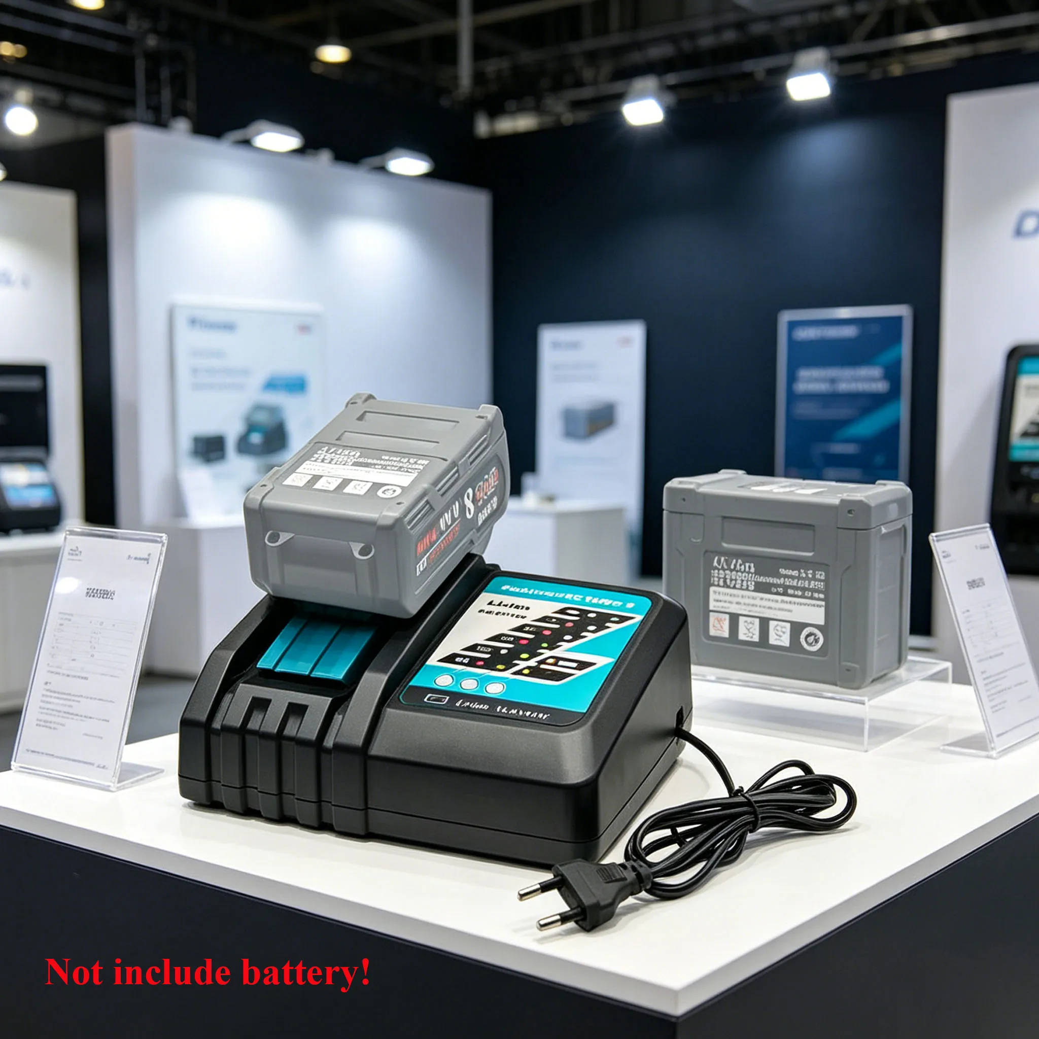 DC18RC Lithium Ion Batteries Charger For Makita 14.4V 18V Li-ion Battery Packs BL1415 BL1430 BL1815 BL1830B BL1860B DC18RD
